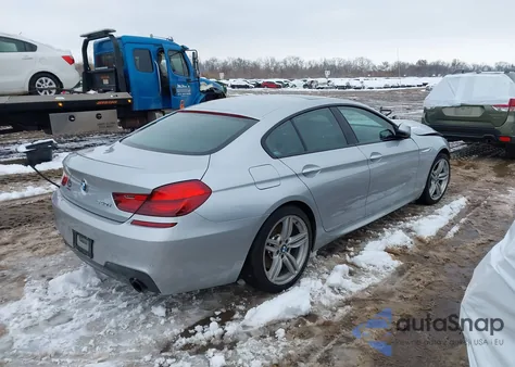 2016 BMW 640I Gran Coupe xDrive z USA, uszkodzony, nr VIN WBA6D2C51GGT65819